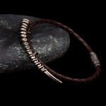 Leather Horn Bracelet