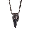 Ostrich claw necklace in dark colors