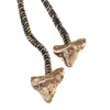 Original elastic necklace with shark teeth