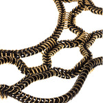 Detail of original elastic necklace for girl