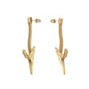Original golden cascade earrings