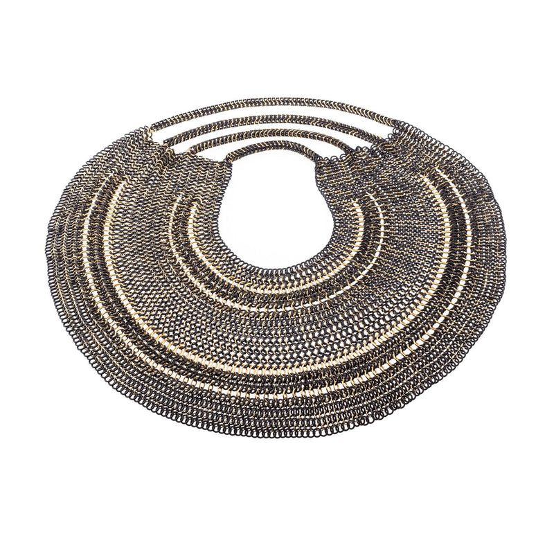 Ethnic type debris cover necklace