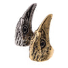 Large raven head shaped rings