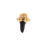 Large ring with ostrich claw shape