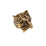Gold and black jaguar ring
