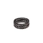 Fine chain ring old steel color