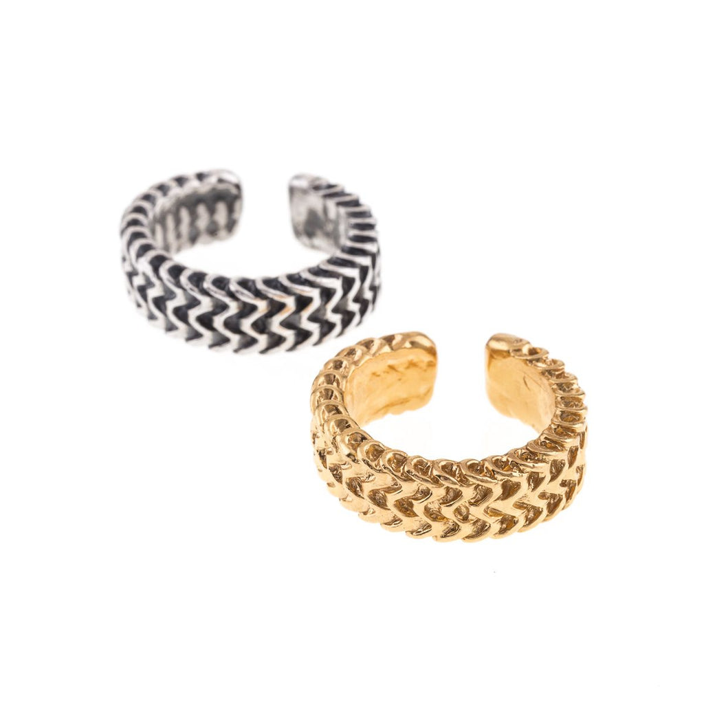 Adjustable link chain ring