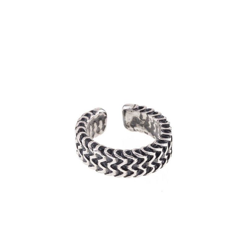 Adjustable link chain ring steel color
