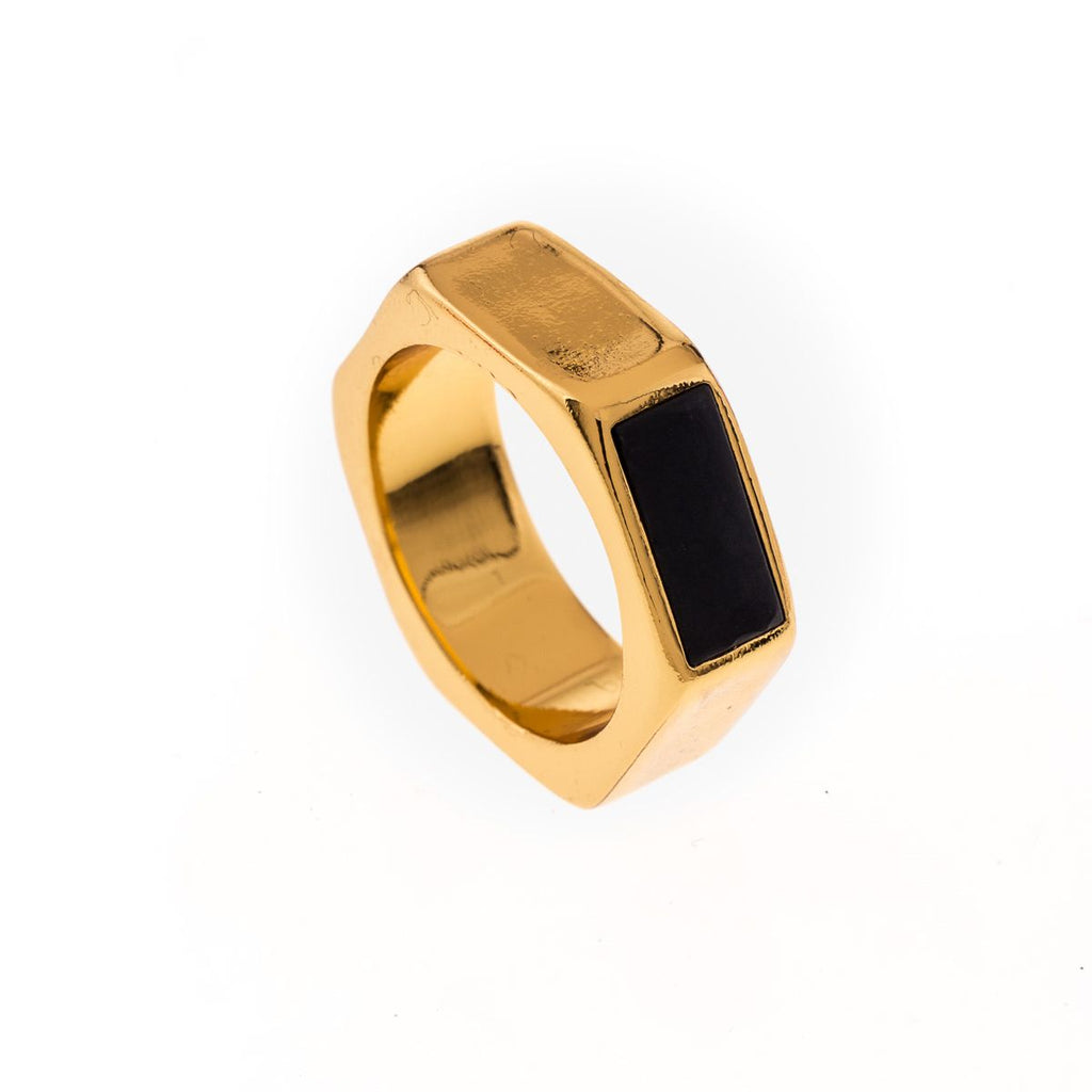 Gold-colored resin nut ring