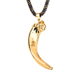 Original necklace with large golden claw