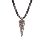 Original necklace with spearhead in worn color