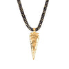 Original necklace with golden spear