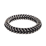 Elastic bracelet with rings