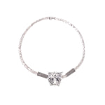 White jaguar necklace for women