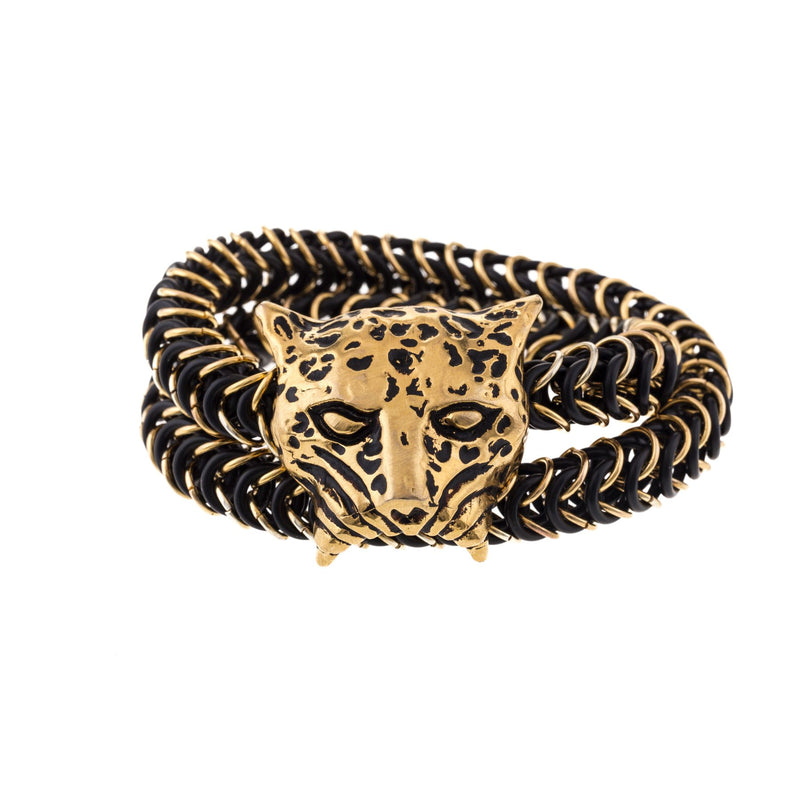 Elastic bracelet for women jaguar head