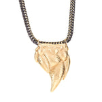 Original golden barnacle necklace