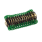 Green neon elastic bracelet