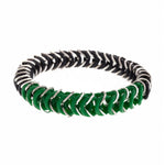 Small green neon elastic bracelet