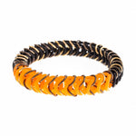 Small orange neon elastic bracelet
