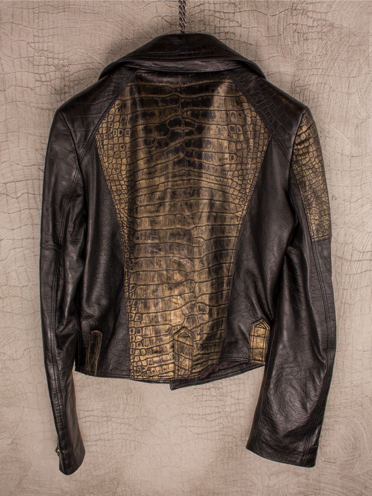 Leather Print Jacket