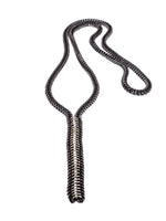 Long zipper necklace