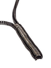 Long zipper necklace close-up view