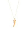 Fine gold plated chain necklace for women with gold plated charm